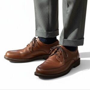 ECCO Men’s Helsinki 2.0 Leather Apron Toe Oxford - Size 44 (US 10) Extra Width